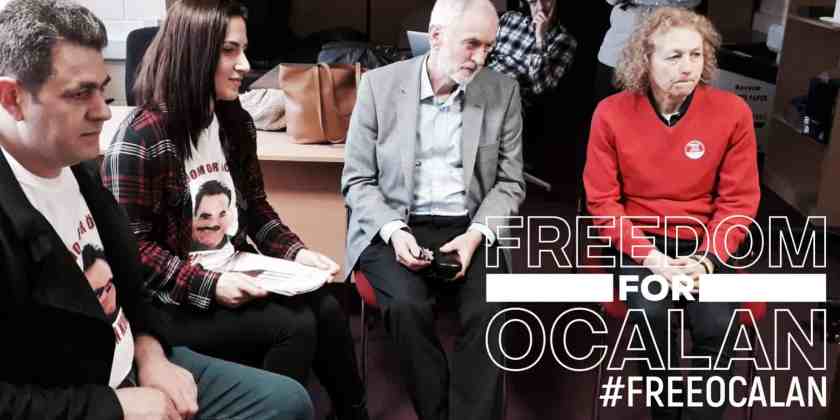 Jeremy Corbyn, the Leader of the Labour Party, met with activists working closely with Imam Sis, a Kurdish hunger striker on day 104 (since 17 Dec 2018) protesting the isolation of imprisoned Kurdish leader, Abdullah Öcalan. 
